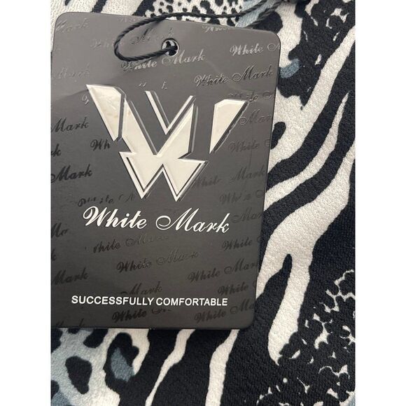 White Mark Long Sleeve Animal Print Dress Size 3X NWT - Picture 11 of 11